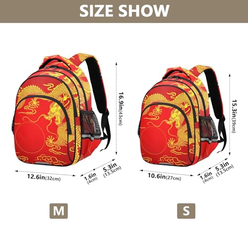 Sac à dos d'école traditionnel chinois cadeau idéal pour adolescent