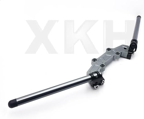 Miniatura 2 de XKH - Juego de manillares de placa adaptadora con clip compatible con MT-09 FZ-09 2013-2016 negro B07DVTY9CP