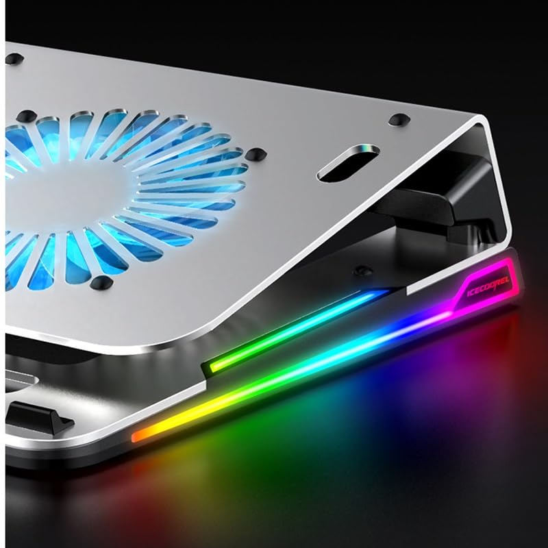 Soporte para Laptop de Aleación de Aluminio con Ventilador miniatura 5