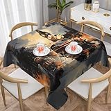 Scène applicable : cette nappe ronde est adaptée pour toutes les occasions de repas intérieures et extérieures à des fins décoratives ou fonctionnelles (cafés, dîners, brunchs, buffets, pique-niques, mariages, fêtes, etc. ), ainsi que pour toutes les tables rondes (tables basses, tables à manger, tables de ferme, etc.)
