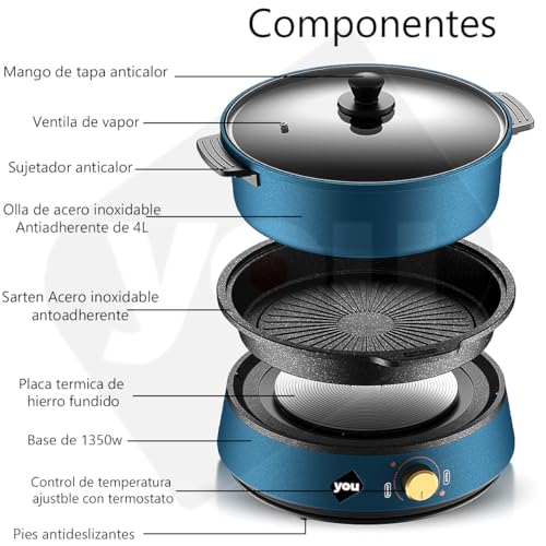 Ollas Y Sartenes Eléctricos, Tools sarten electrico holstein Marca YOU (3)