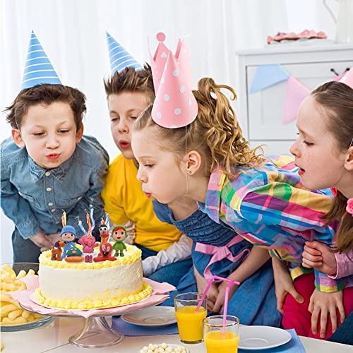 Pocoyo Mini-figuren, 7 stuks, taarttopper, Pocoyo, anime, party, taartdecoratie, levering Pocoyo, taartdecoratie, verjaardag voor kinderen, baby's, meisjes en jongens - Image 6