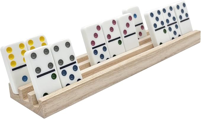 Set 4 Racks de Madera para Domino miniatura 5