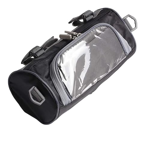 バイクフロントバッグ バイク用タンクバッグ 防水 耐雨雪 オートバイ収納 ハンドルバーバッグ 大容量 タッチスクリーン 小型バッグ オートバイ フロントハンドルバー フォークコンテナ 携帯電話ポーチ用収納袋