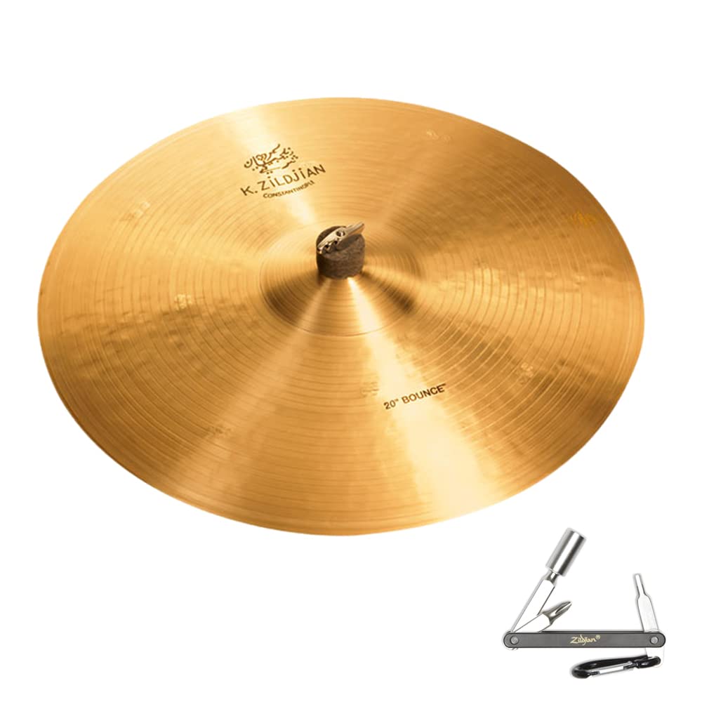Zildjian K1060 20" K Constantinople Bounce Ride Drumset Cast Bronze Cymbal With ZKEY