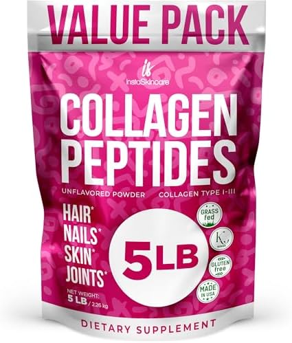 Sports Research Collagen Peptides - Unflavored Hydrolyzed, 3.9oz (10 Servings) For Skin Joints Nails