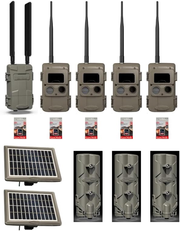 Cuddeback Cuddelink 1 L Series Home Cellular Unit Powered by Verizon or AT&T 4 Blackflash Cameras L Series 2 Solar Power Banks PW-3600 3 Battery Banks 5 16GB SD Cards New