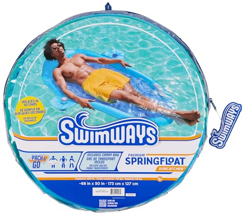 Snapklik.com : SwimWays Spring Float Premium SunCatcher Pool Lounge Chair