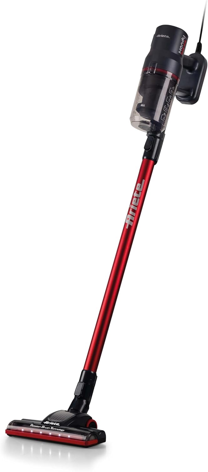 Ariete Corded Motorised Stick Vacuum Red