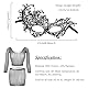 Damen Sexy Mesh Dessous Set, 3PCS Durchsichtige Aushöhlen Top Kurzer Rock und Spitze Maske Unterwäsche Dessous Set Erotische Dessous Lingerie Fischnetz Bodys Nachtwäsche Erotik Reizwäsche