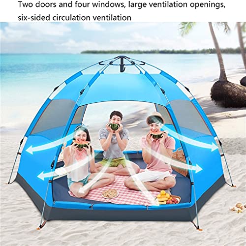 Carpa de Camping Breathable Orange para 4-6 Personas miniatura 6