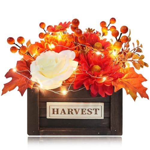 MHMJON Thanksgiving Centerpiece for Tables Fall Centerpieces...