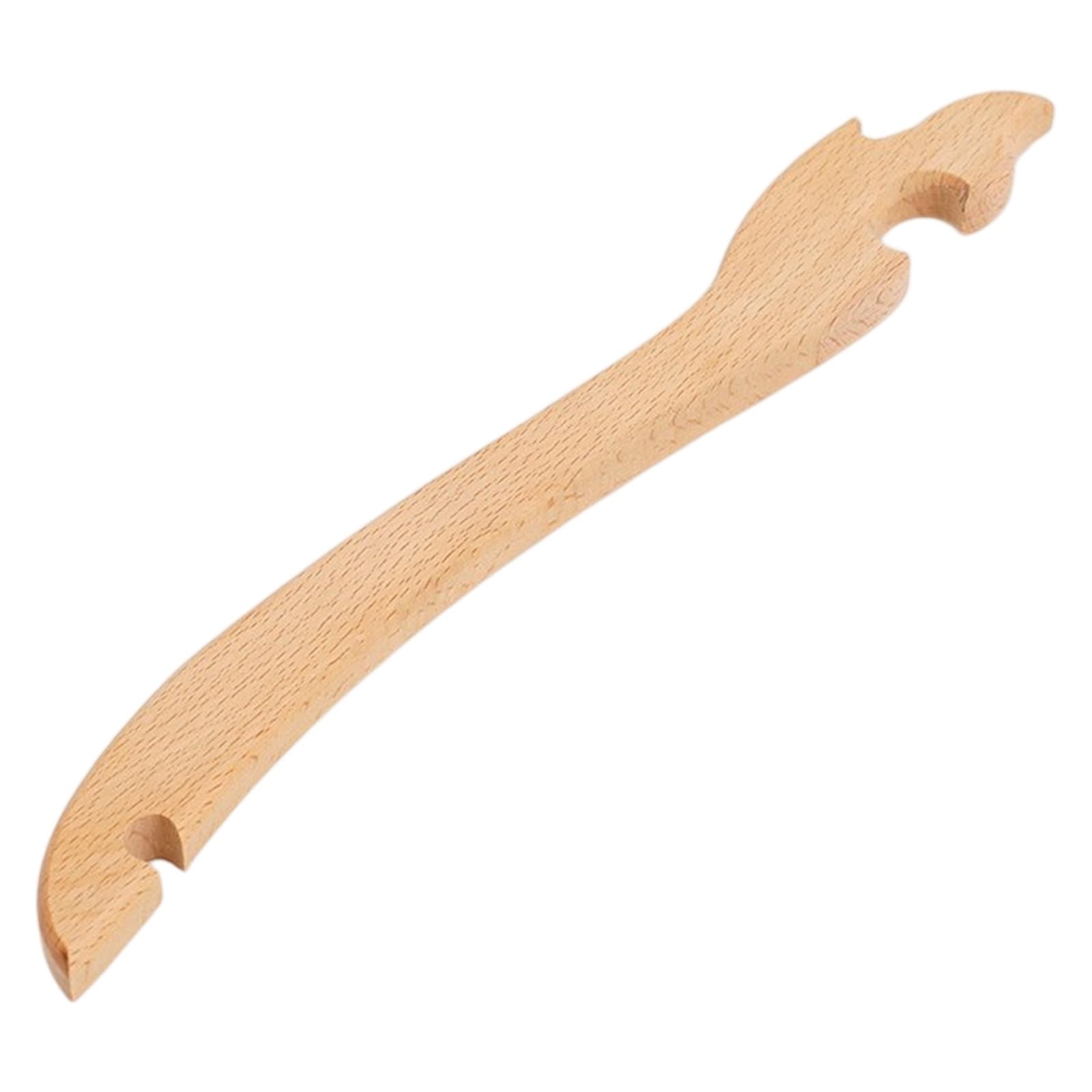 Kaeltsyn Nonslip Wooden Oven Rack Handle Ergonomic Wood Push Pull Tool for Kitchen Toaster Baking Oven Rack Elevator