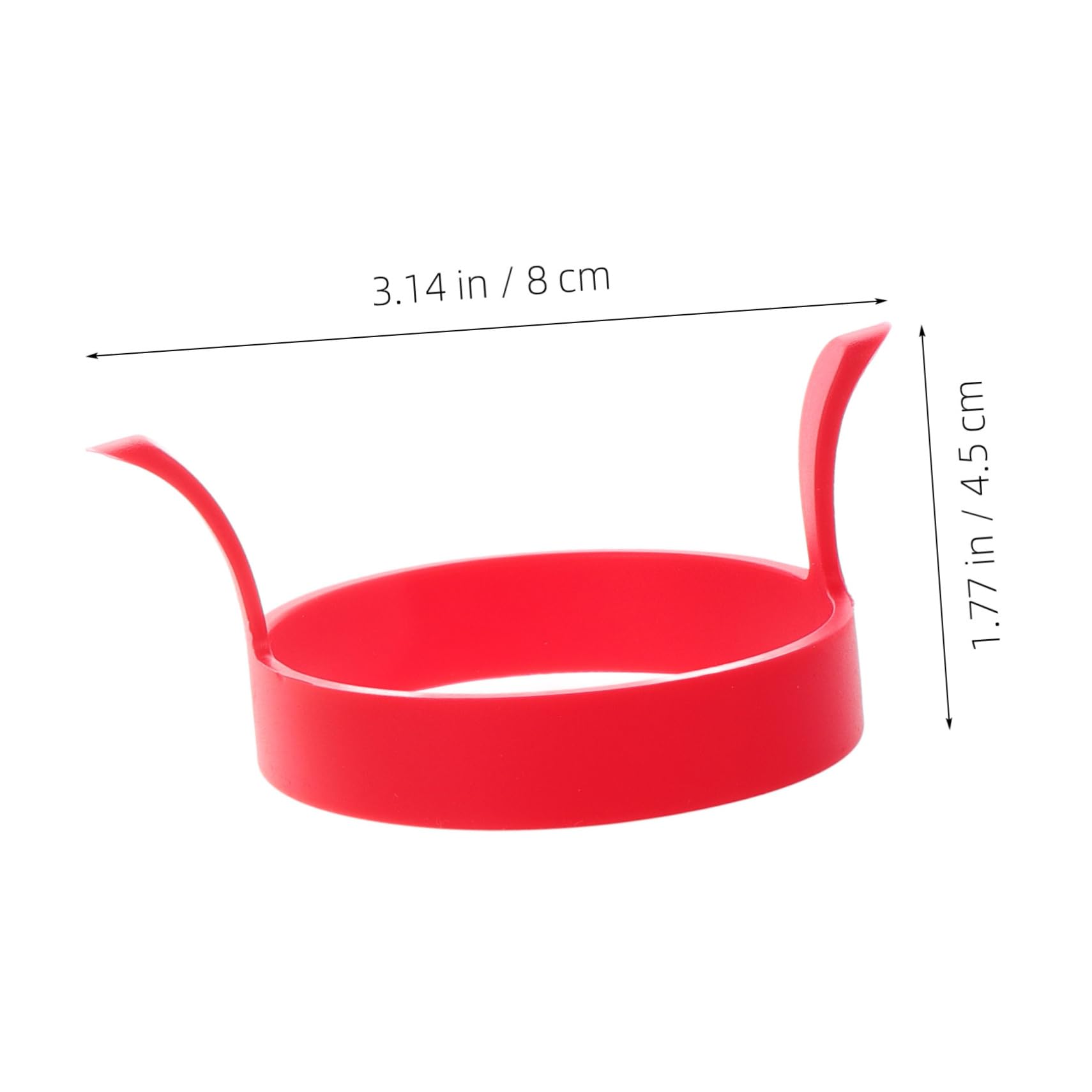 4Pcs Silicone Egg Molds Nonstick Cooking Rings for Eggs and Pancakes Kitchen Supplies for Easy Breakfast Multi Purpose Silicone Cooking Molds Great for Families