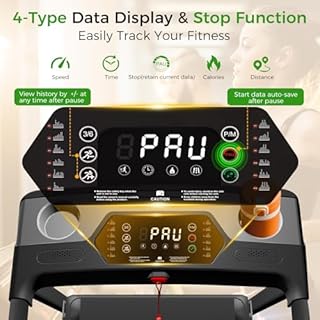 Tapis roulants pour la maison 3-en-1 Tapis roulant portable avec inclinaison Tapis de marche pliable avec barre de maintien, 2,2 HP silencieux sans balais, capacité de 350 LBS (158,8 kg) et écran LED