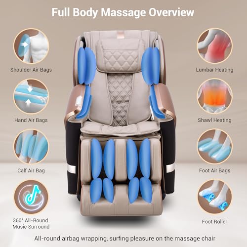 ohco r.6 massage chair - mocha