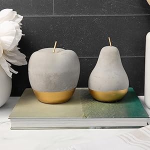 Decorative Concrete Apple, Modern European Apple-Shaped Décor, Gold Apples for Home Decoration, Hand-Painted Gold Artificial Fruit Crafts, Decorative Fruits, Handmade Home Decor Decorative Concrete Apple Modern European Apple Shaped Decor Gold Apples for Home Decoration Hand Painted Gold Artificial Fruit Crafts Decorative Fruits Handmade Home Decor