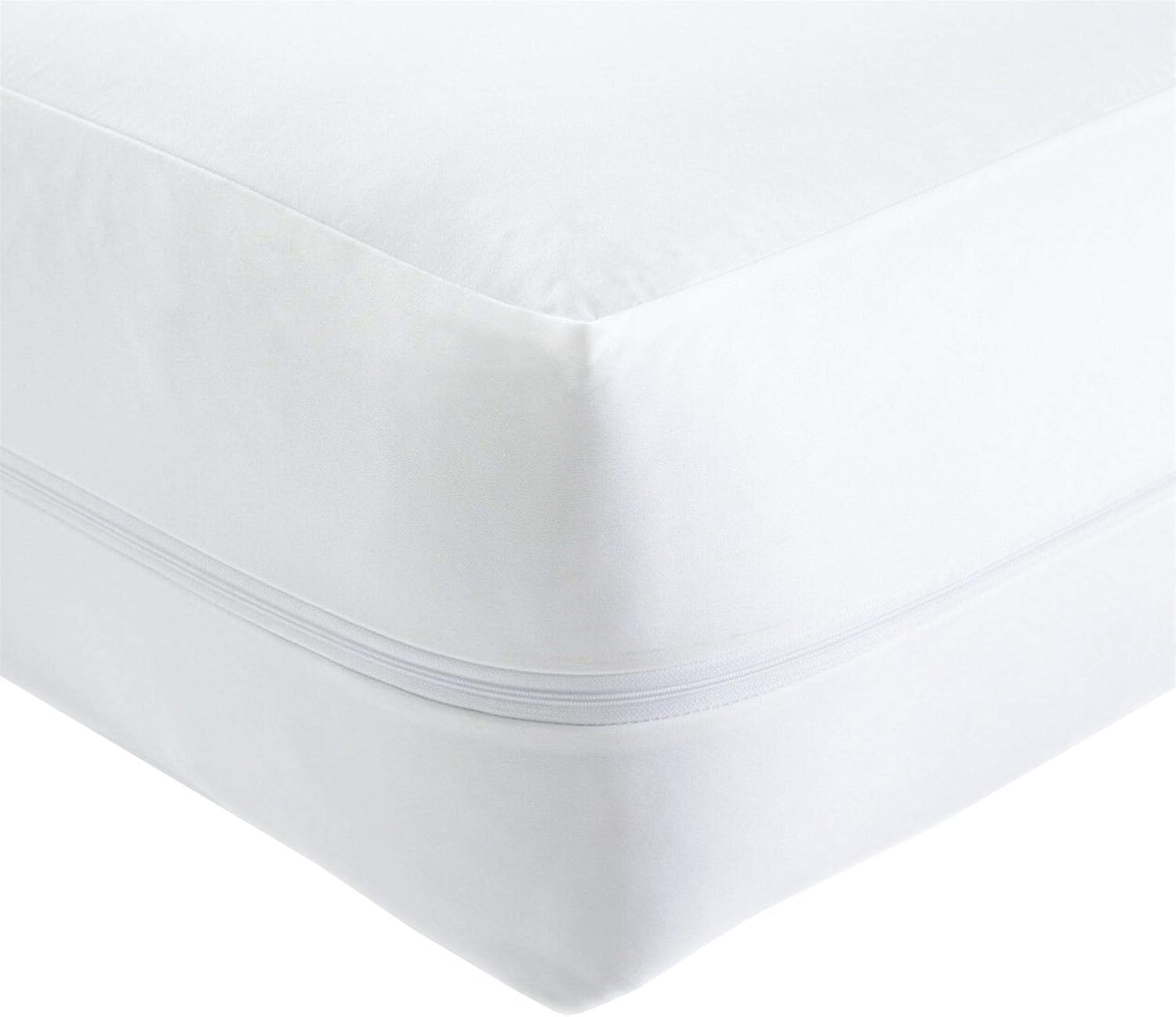 Anti Bed Bug Mattress Protector – 100% Waterproof & Breathable Cover with 3-Sided Zipper...