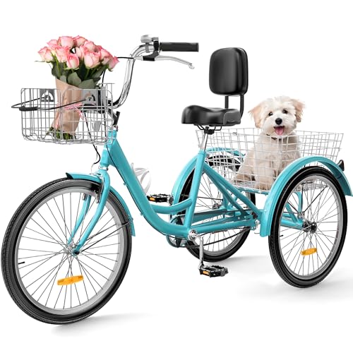 YITAHOME 24-Inch Adult Tricycle