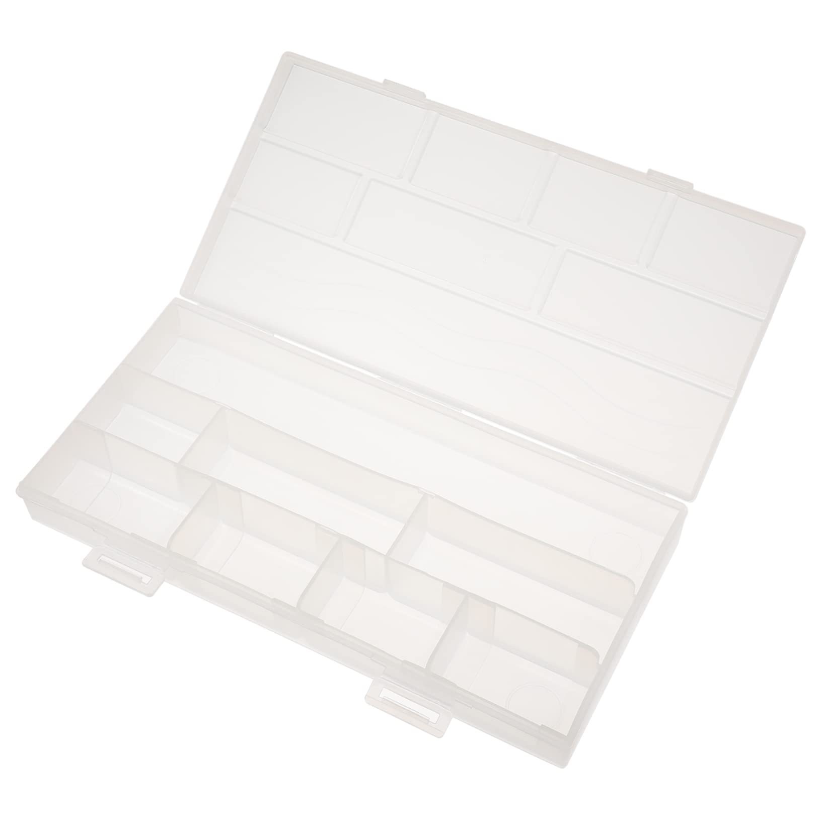 VALICLUD Haircut Storage Box Barber Organizer Scissor Comb Case Haircut Organizer Plastic Storage Box for Hair Accessories Color