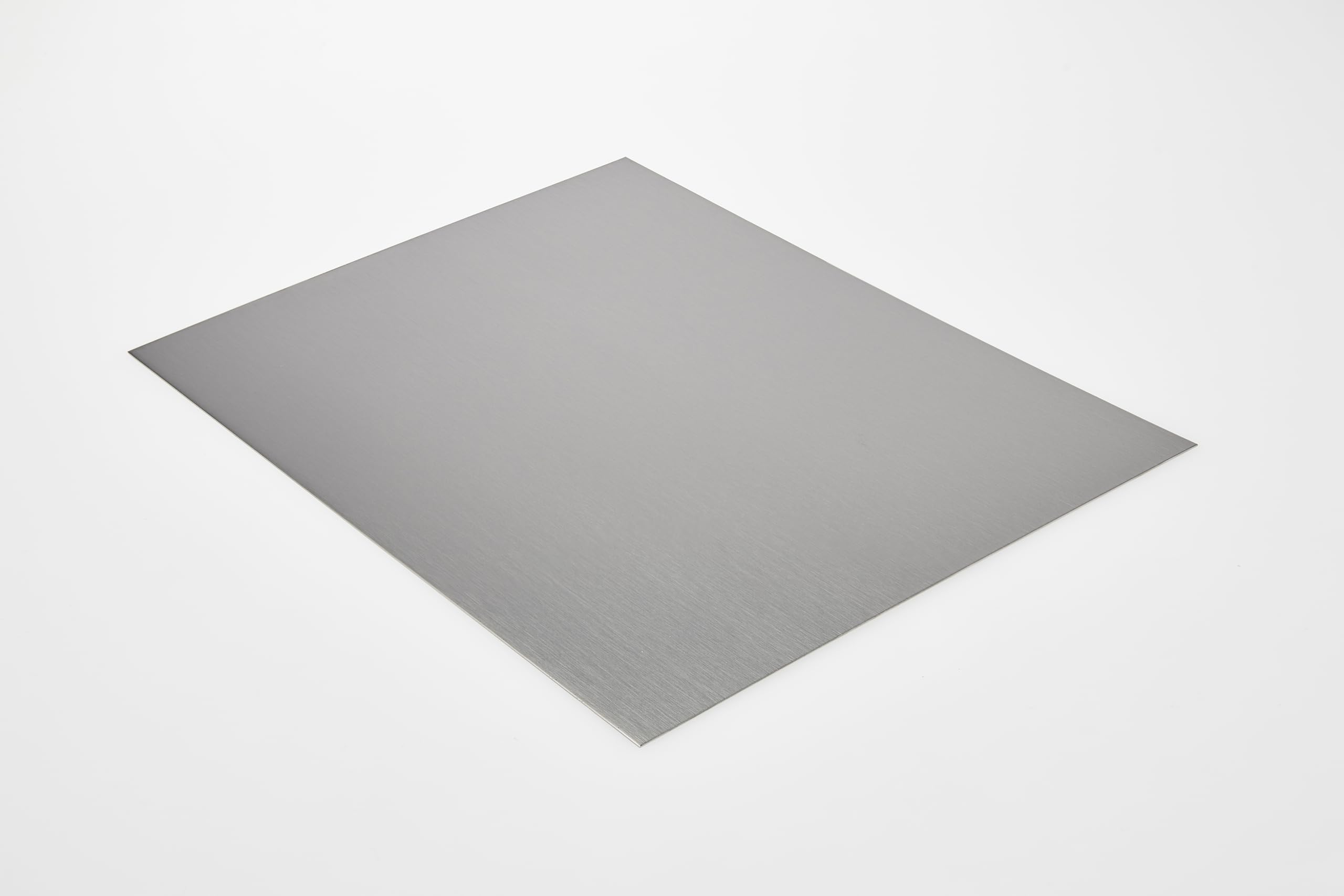Chapa de acero inoxidable V2A lijada, con película protectora | Grosor: 3 mm [1000 x 600 mm]