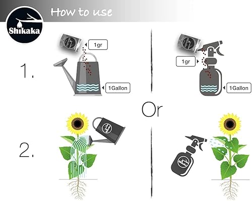 Miniatura 5 de Shikaka - Polvo de energía - Extracto de guano de murciélago elaborado con extracto de té de compost orgánico para plantas de refuerzo de