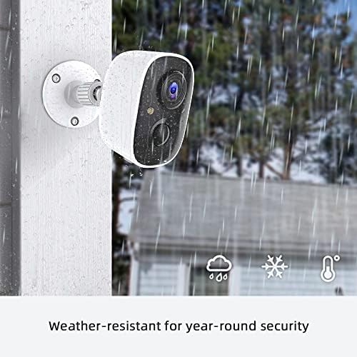 CPVAN Wireless Battery Security Camera Outdoor, Wi-Fi 1080P HD Rechargeable Spotlight Camera with AI PIR Motion Detection(Human/Vehicle/Pet/Package)/2-Way Audio/Night Vision/Cloud&SD Card.