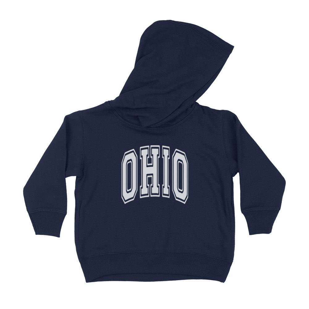 Arch Ohio Kids Hoodie Sweatshirt Toddler 5T Navy