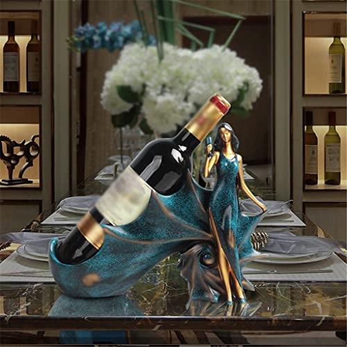 Soporte para botellas de vino de madera Acacia diseño europeo miniatura 5