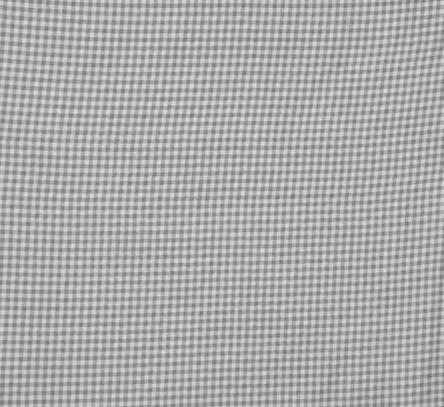 Image of Jashan 210 TC Glace Cotton Checked Design Grey Checked Printed Cotton Bedsheet with Pillow Cover - Soft & Breathable Single Bed Sheet 72x78x10 Inche