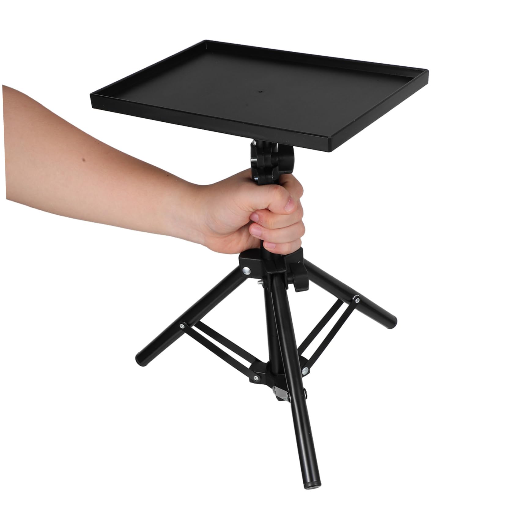 Soporte Para Proyector Trípode Ajustable Con Bandeja Antideslizante Altura Regulable Para Suelo Escritorio Y Cama Instalación Sin Herramientas