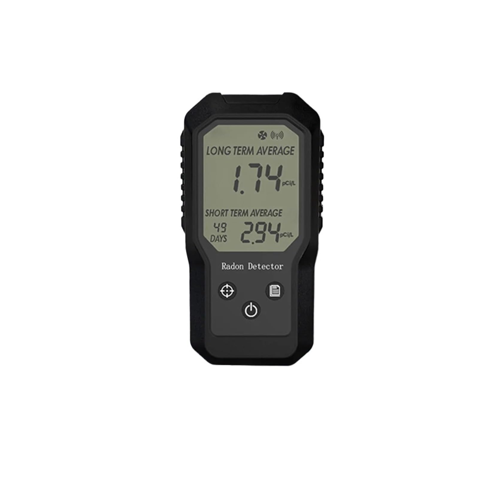 Gasdetektor, Tragbarer Radondetektor, digitaler Radonmonitor for den Hausgebrauch, Gasüberwachungsgerät, hochempfindlicher Neuer Radongasdetektor für Arbeit und Zuhause