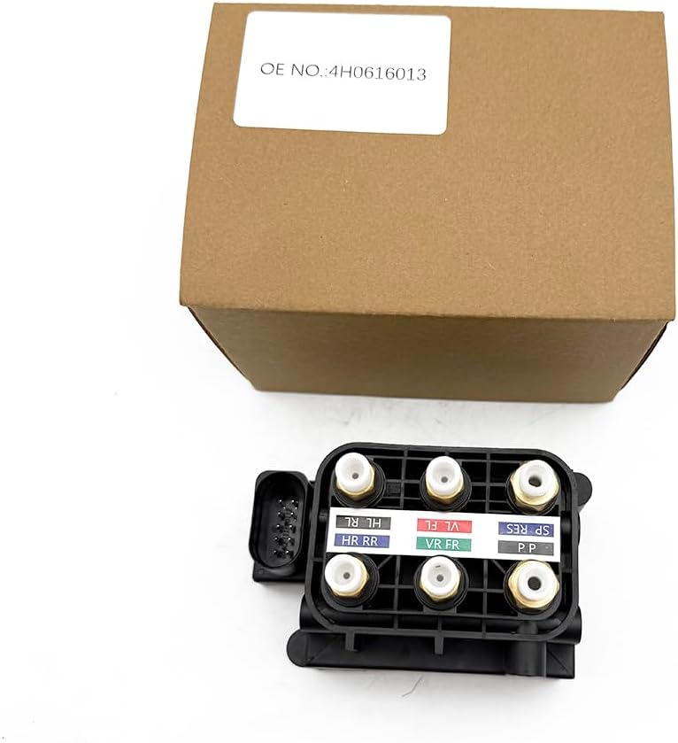 Truck Solenoid Valve Air Suspension Compressor Block OE 3D0616013 / 4H0616013 / 4M0616013 / 4N0616013 Fit for Au.d. and Other Truck (4M0616013)