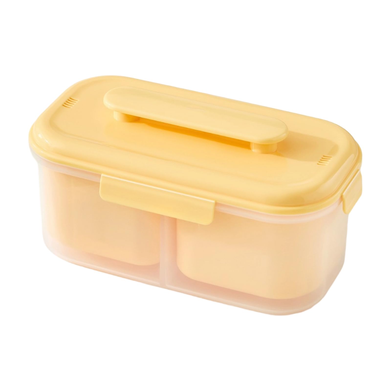 Tsophreniq Compartment Microwave-Safe Box with Secure Lid for Kids Lunches, Workouts & Diet Control Divided Lunch Box for Travel