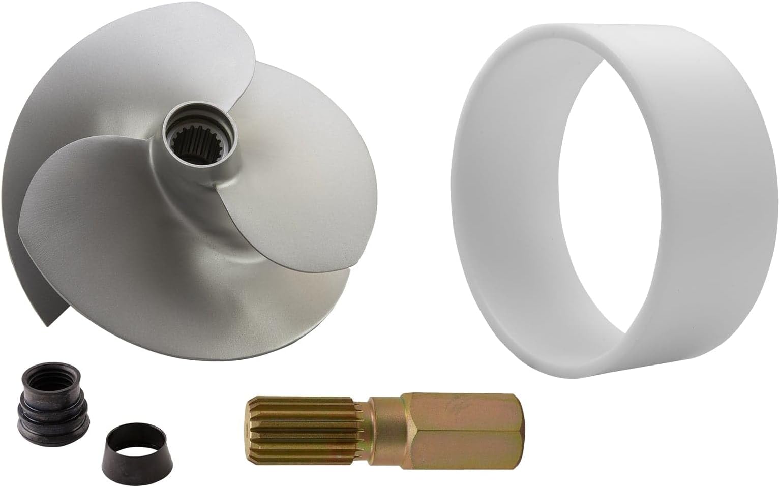 Impeller Solutions Impeller Kit Compatible with Sea-Doo 1998-2004 XP, 2000-2002 RX, 2000-2003 RX DI, 2000-2003 GTX DI, 1998-1999 GSX LTD, 1998-1999 GTX LTD (Wear Ring Kit)