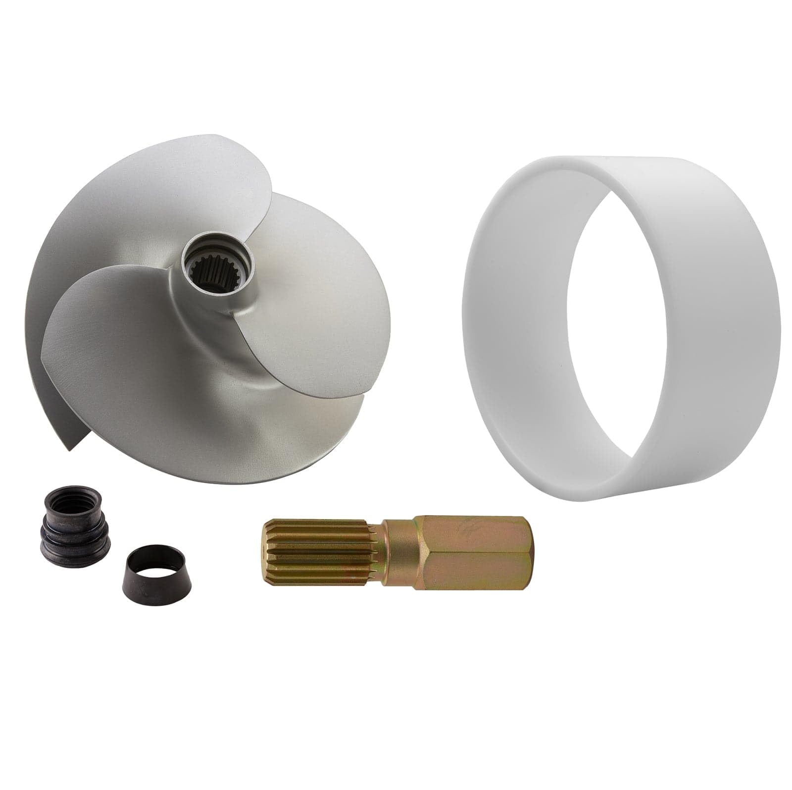 Impeller Solutions Impeller Kit Compatible with Sea-Doo 1998-2004 XP, 2000-2002 RX, 2000-2003 RX DI, 2000-2003 GTX DI, 1998-1999 GSX LTD, 1998-1999 GTX LTD (Wear Ring Kit)