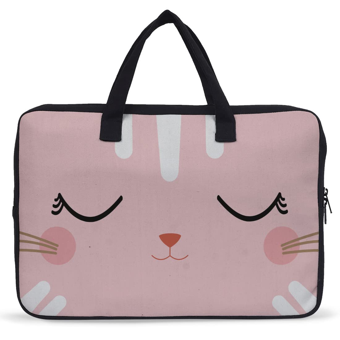 Crazyify Pink Sleeping Cat Printed Laptop Bag for Men & Women | Canvas Laptop Bags/Briefcase with Screen Size Up to 15.6 Inch (B09Z2GG2WN) Amazon Price History, Amazon Price Tracker