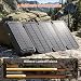 Solar Powerbank 63000mAh drahtloses tragbares Ladegerät mit 4 Kabeln