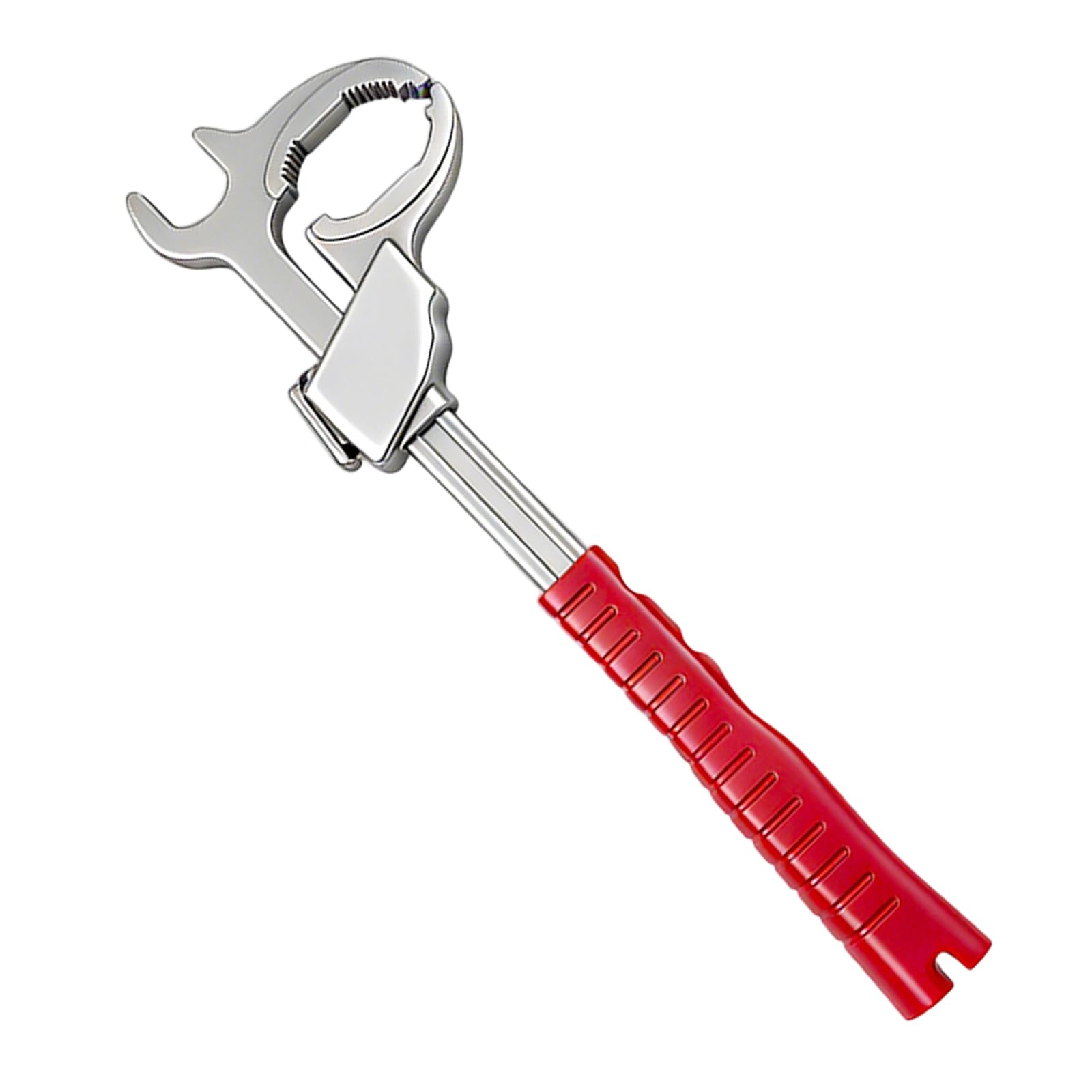 Nonslip Handle Resistant Plumbing Wrench with Wide Opening Suitable for Mechanics and Household Maintenance Adjustable Spanner