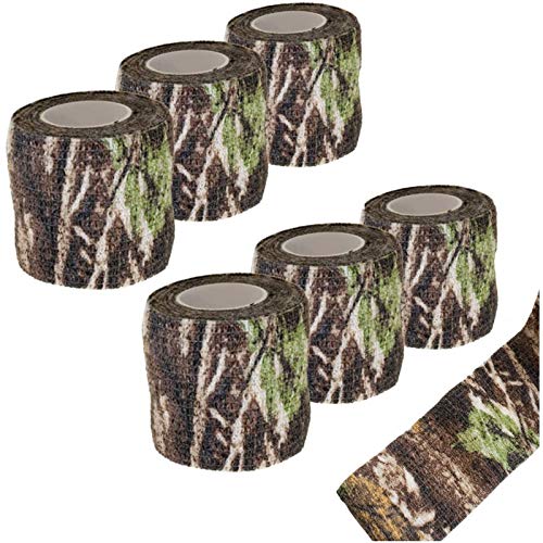 Sqxaldm Camo Tape Stoff Tarnung Wasserfest Camouflage Tape Wrap Outdoor Tarnband Selbsthaftend Jagd Gewebe Band Tarnung Selbstklebende Schutz Camouflage Tape Wrap Tactical Camo Form Multi funktionale