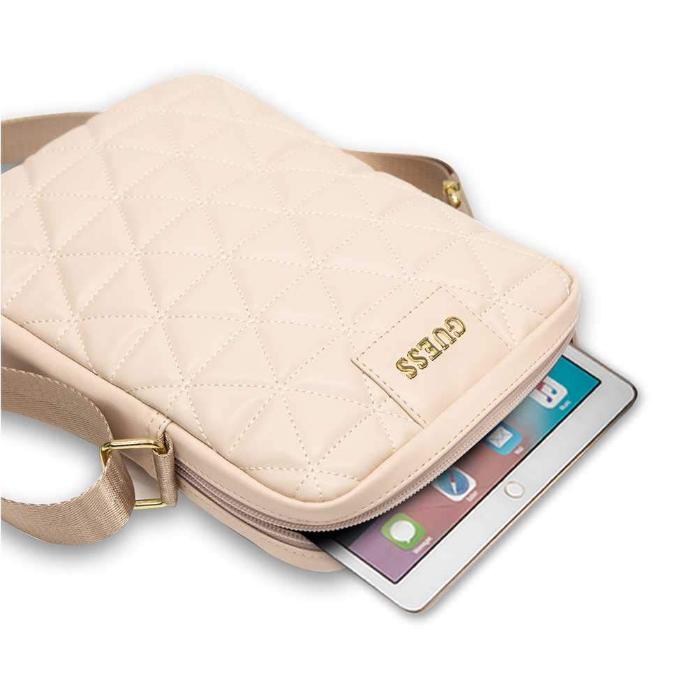 Guess Borsa Tablet Trapuntata PU - Rosa