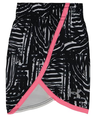 Image of Under Armour Girl's 2-piece Short Sleeve Tee and Shorts Set, Lightweight and Comfortable