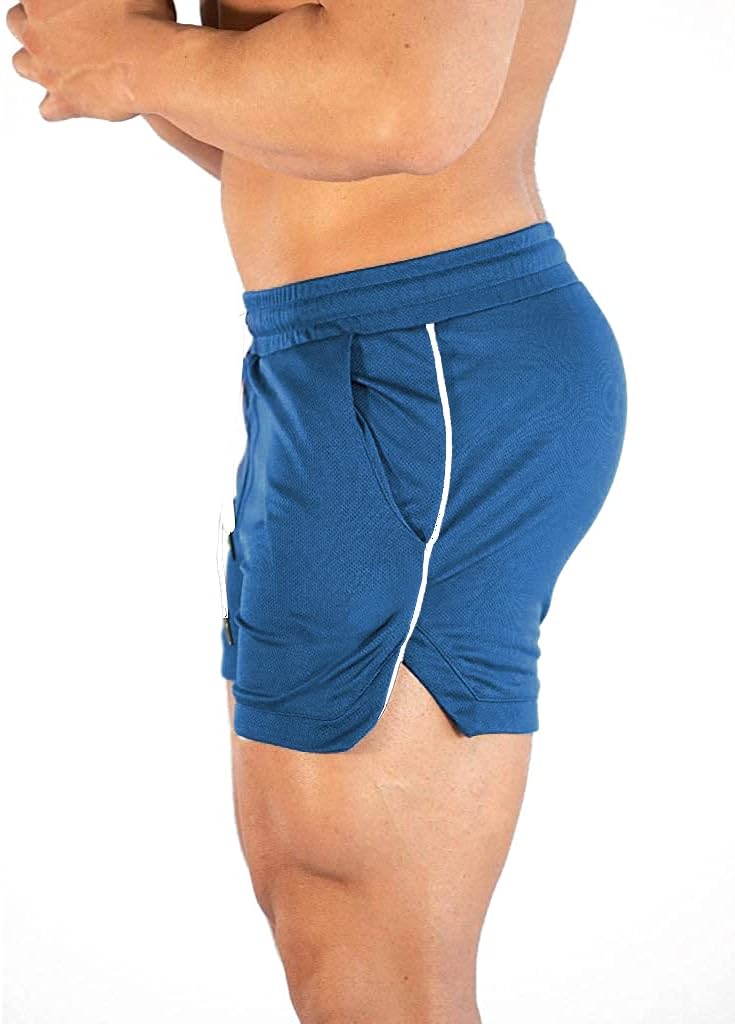 EVERWORTH Men's Athletic Shorts Gym Workout Short Shorts Casual Shorts Running Bodybuilding 5 Inch Inseam Shorts - Image 2