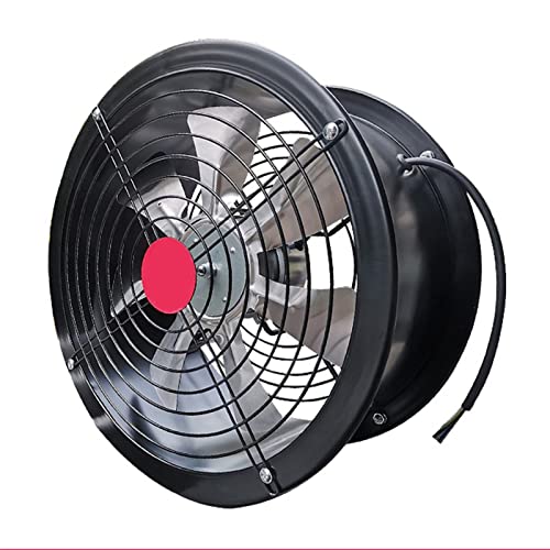 HASMI Exhaust Fan 8/10/12 Inch Duct High-speed Fan, Wall Commercial Industrial Exhaust Axial Flow Fan, Metal Powerful Fume Extractor Exhaust Fan Ventilation Fan (Color : 10inch(250#)), Dingzhebo2022