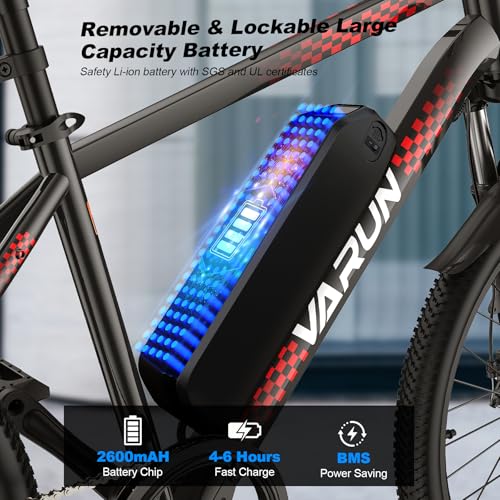 VARUN Electric Bike for Adults – Peak 500W 20MPH Up to