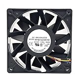 12038 Fan PFB1224EHE High Speed Server Fans 24V 1.08A 12CM Cooling Fan, 120mm*120mm*38mm Cooler 3 Wire for PC Case Laptop Play Station TV Box Receiver Cabinet AV Cabin