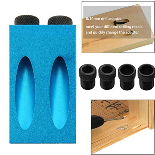 Kit de gabarito de parafuso de bolso de 15 graus VILLCASE com 35 peças, adaptador de unidade localiz