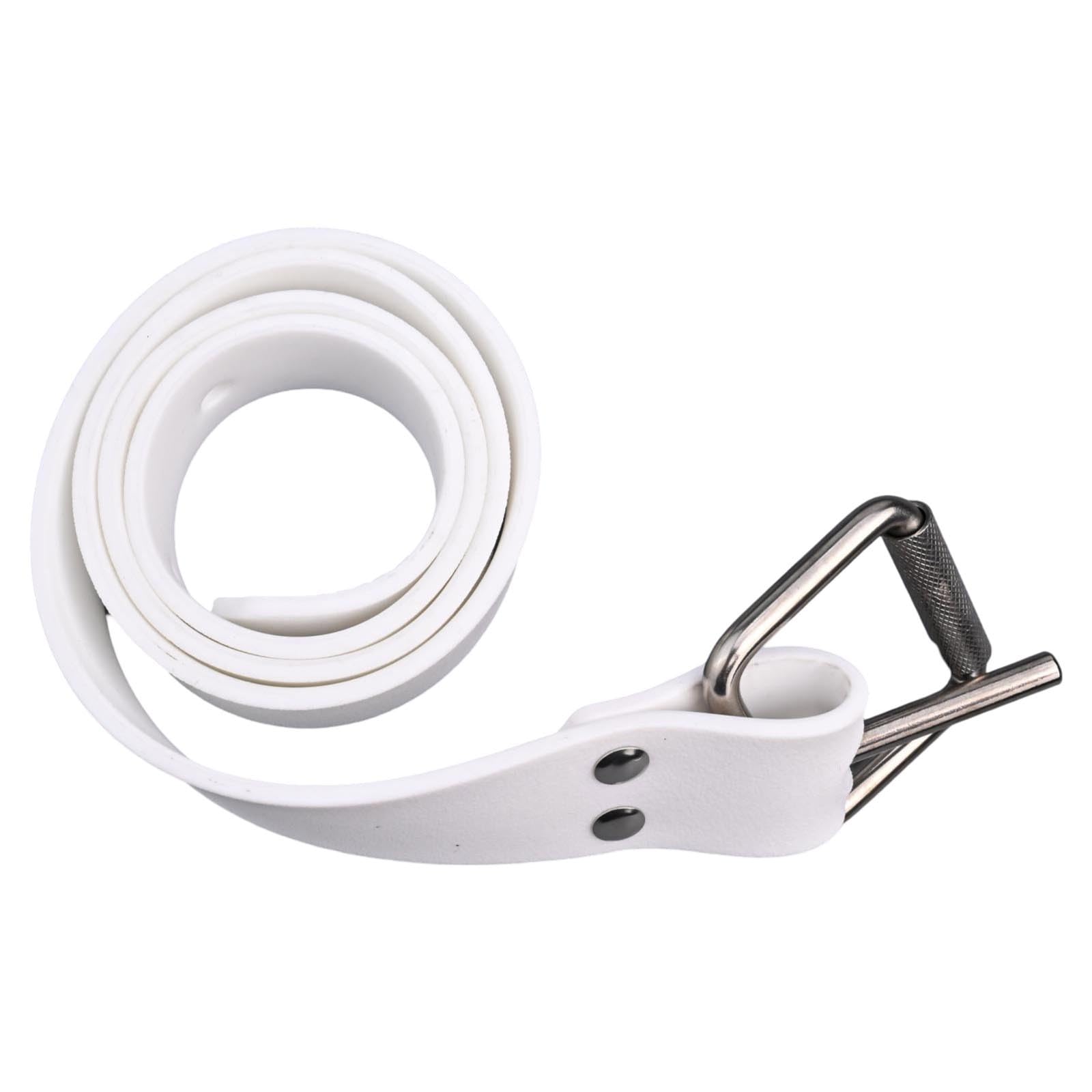 Cintura per pesi subacquea in silicone con chiusura rapida, sistema di peso regolabile con fibbia in acciaio inox per immersioni apnea e pesca alla lancia in sicurezza
