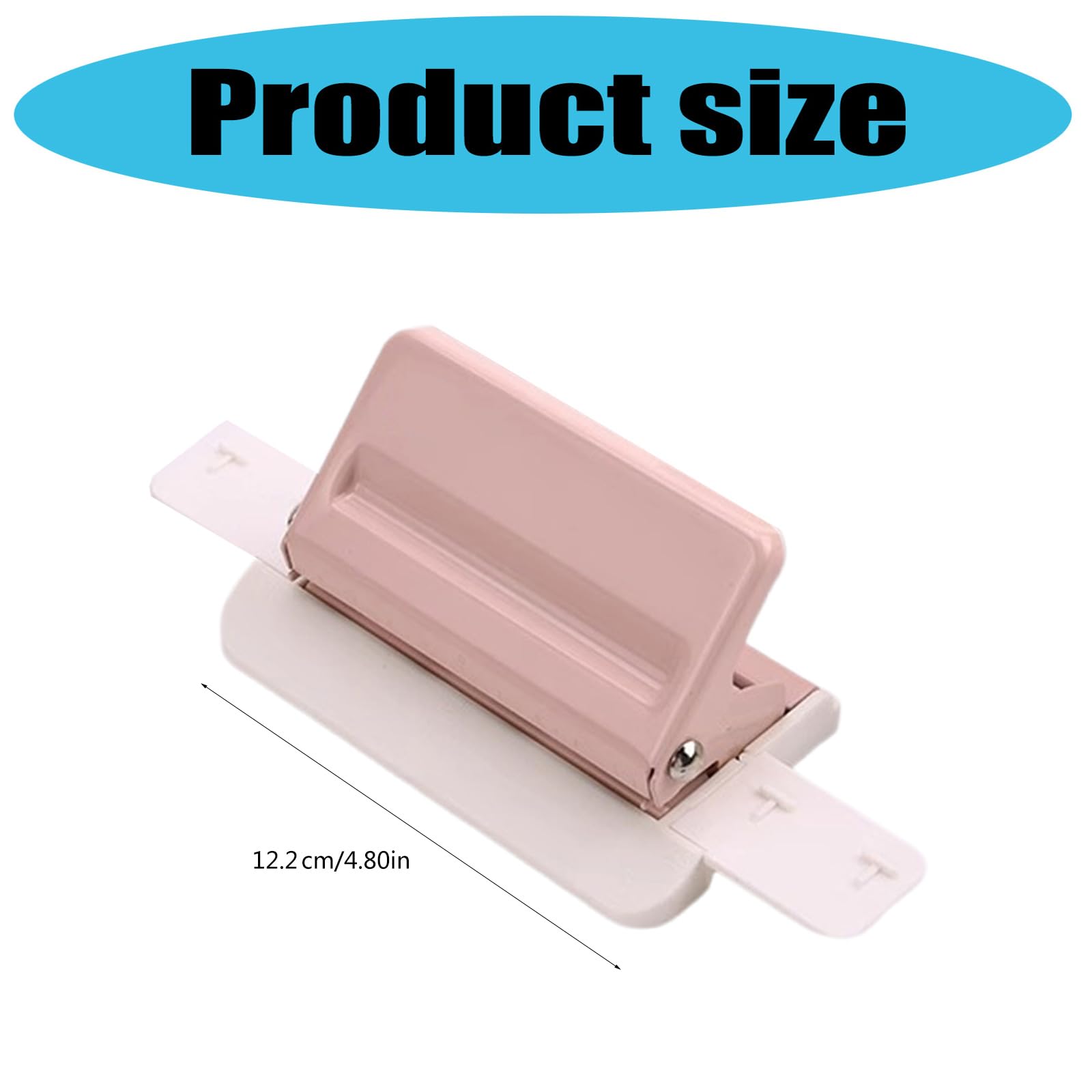 Punzonatrice manuale portatile a 4 fori, White