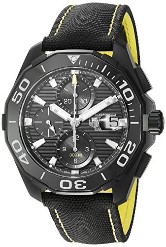TAG Heuer Men's CAY218A.FC6361 Aquaracracer Analog Display Swiss Automatic Black Watch